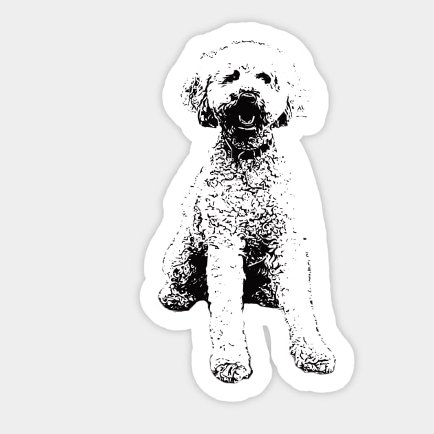 Labradoodle Sticker by DoggyStyles